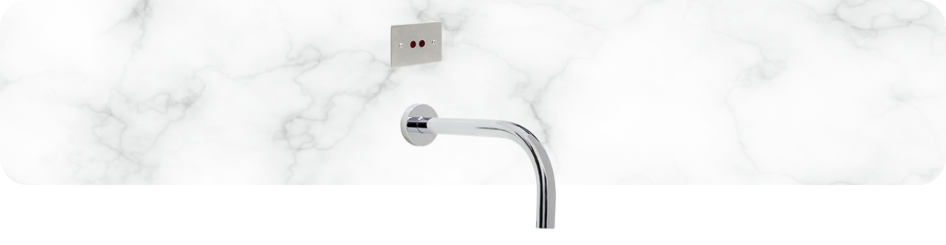 Banner Torneira Sensor Parede On/Off Clean - 90.504